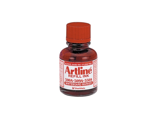 Tinta Artline rojo para rotulador pizarra blanca 500a bote 20 ml ESK-50A-RO, imagen 2 mini