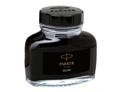 Tinta estilografica Parker negra bote 57 ml 1950375 , negro, imagen 2 mini