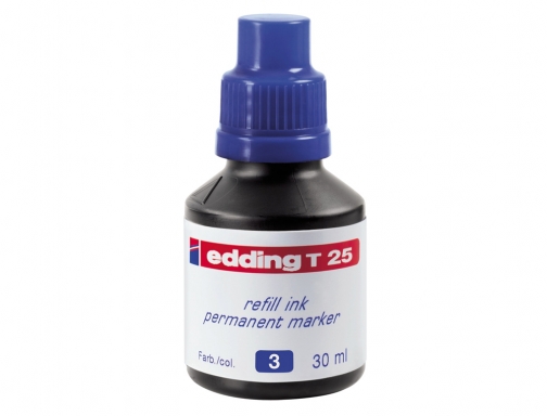 Tinta rotulador Edding t-25 azul bote 30 ml T25-03, imagen 2 mini