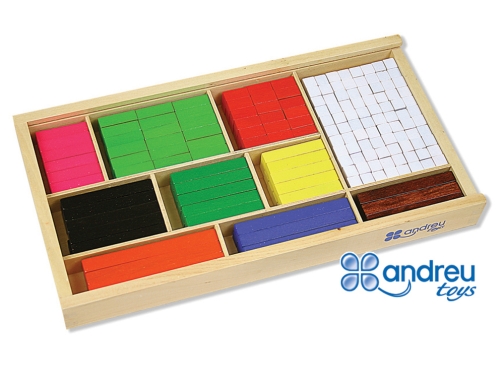 Juego Andreutoys barras de fracciones 308 piezas 32,5x17,5x4 cm 16166, imagen 2 mini