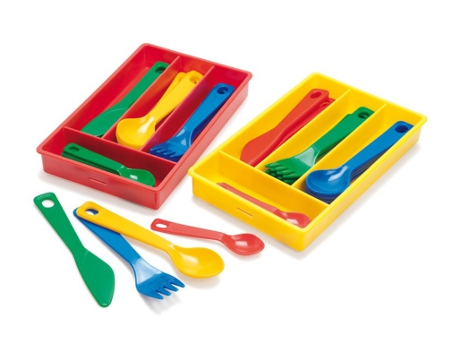 Juego dantory cuberteria 4 servicios 17 piezas 11,5x18,5x2,5 cm Dantoy 014230, imagen 2 mini