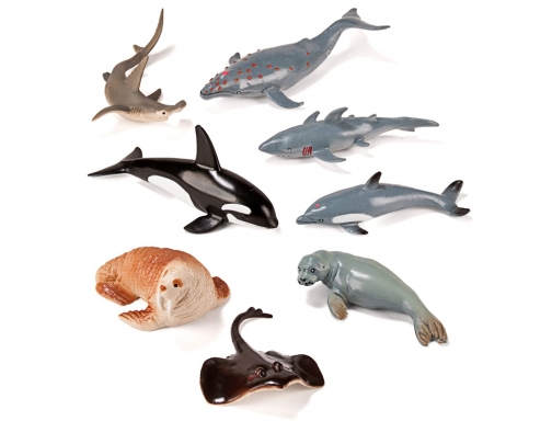Juego Miniland animales marinos 8 figuras 27460, imagen 2 mini