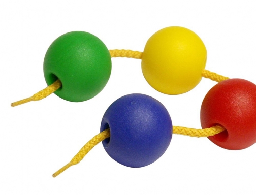 Juego Miniland bolas ensartables 25 mm 100 unidades 31737, imagen 2 mini
