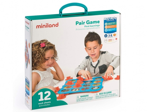 Juego Miniland primeros aprendizajes 12 actividades 31920, imagen 2 mini