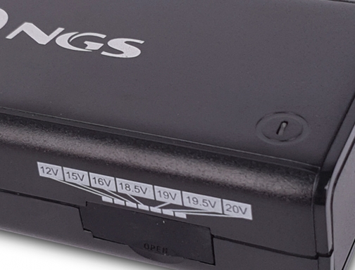Adaptador de corriente Ngs manual laptop 90w con 11 adaptadores BAN, imagen 4 mini