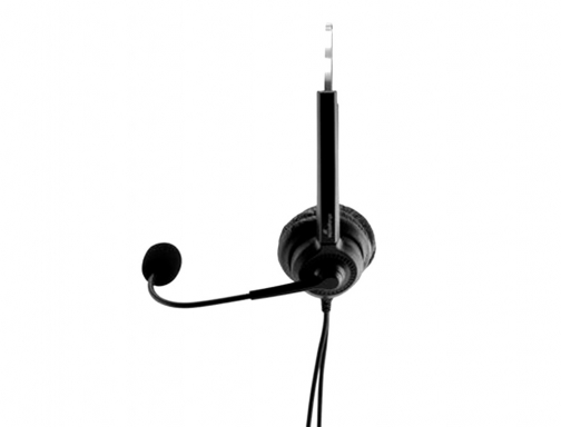Auricular Mediarange biaural diadema con microfono cable 2 mt MROS304, imagen 4 mini