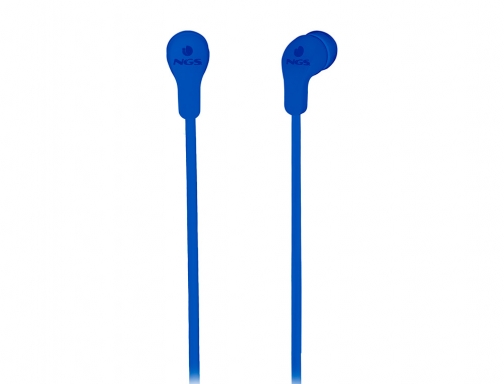 Auricular Ngs cross skip con control de volumen jack 3,5 mm longitud CROSSSKIPBLUE , azul, imagen 2 mini