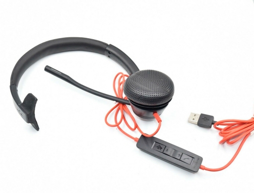 Auricular Plantronics blackwire 3310 diadema monoaural cable usb-c a con microfono 8X215AA, imagen 5 mini