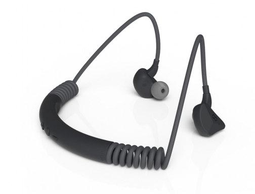 Auriculares Groovy sport bluetooth neckband con microfono color gris oscuro GR-EPC-NKB-1601-C11, imagen 3 mini