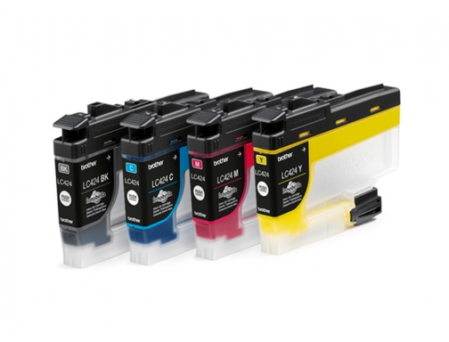 Ink-jet Brother LC424VAL DCP-j1200w pack 4 colores negro amarillo cian magenta 750, imagen 4 mini