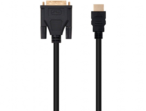 Cable dvi Nanocable a hdmi dvi18+1 m-hdmi a m color negro longitud 10.15.0502, imagen 2 mini