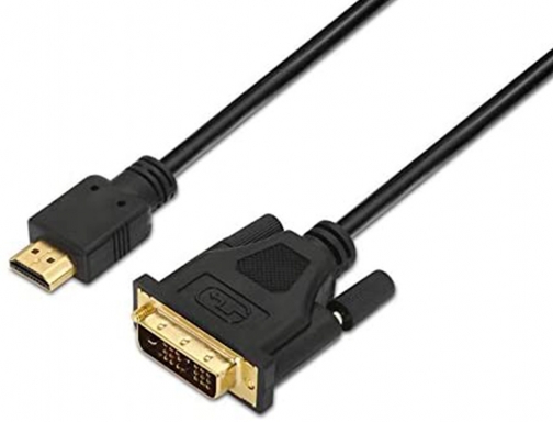 Cable dvi Nanocable a hdmi dvi18+1 m-hdmi a m color negro longitud 10.15.0502, imagen 4 mini