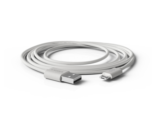 Cable Groovy usb-a a micro usb longitud 2 mt color blanco GR-CBL-MC2M2.0A-C01, imagen 2 mini