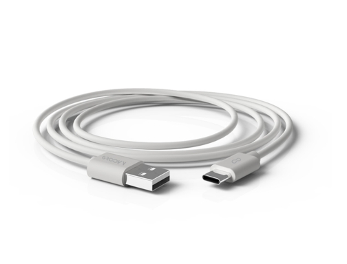 Cable Groovy usb-a a tipo c longitud 1 mt color blanco GR-CBL-TY1M1.5A-C01, imagen 2 mini