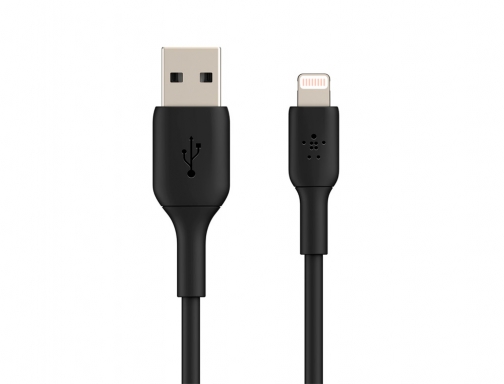 Cable lightning Belkin CAA001BT2MBK a usb-a boost charge longitud 2 m color, imagen 3 mini