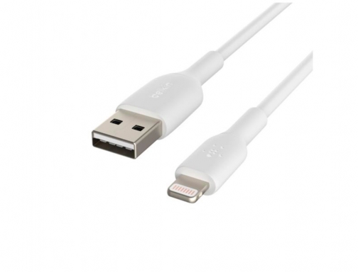 Cable lightning Belkin CAA001BT2MWH a usb-a boost charge longitud 2 m color, imagen 3 mini