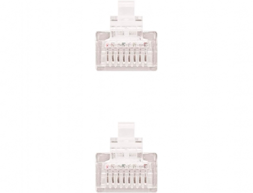 Cable red Nanocable latiguillo rj45 categoria 5e utp awg24 color gris longitud 10.20.0101, imagen 3 mini