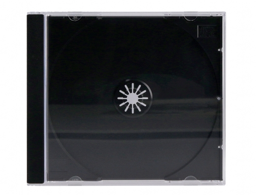 Caja de cd Q-connect -con interior negro -pack de 10 unidades KF02209, imagen 3 mini