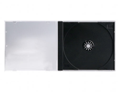 Caja de cd Q-connect -con interior negro -pack de 10 unidades KF02209, imagen 5 mini