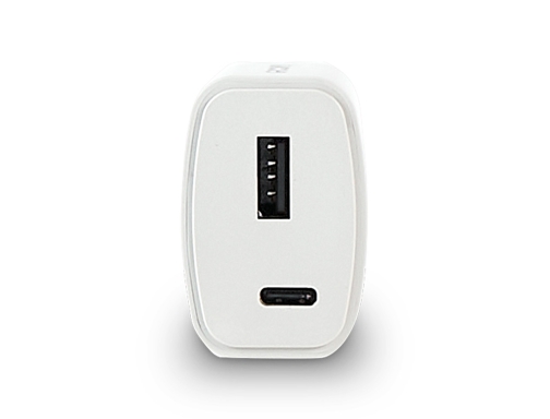 Cargador pared Groovy 1 usb + 1usb-c color blanco GR-SCH-1+1X3.1A-C01, imagen 2 mini