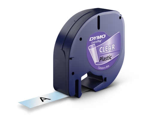 Cinta Dymo 12mmx4mt -transparente para maquina letratag S0721530, imagen 2 mini