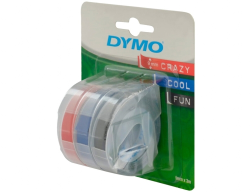 Cinta Dymo 3d 9mm x 3mt para rotuladora omega junior color azul S0847750, imagen 3 mini