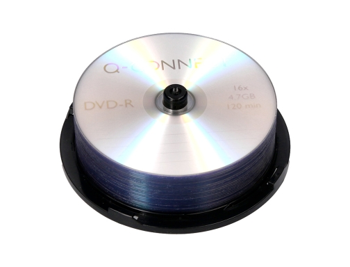 Dvd-r Q-connect capacidad 4,7gb duracion 120min velocidad 16x bote de 25 unidades KF00255, imagen 4 mini