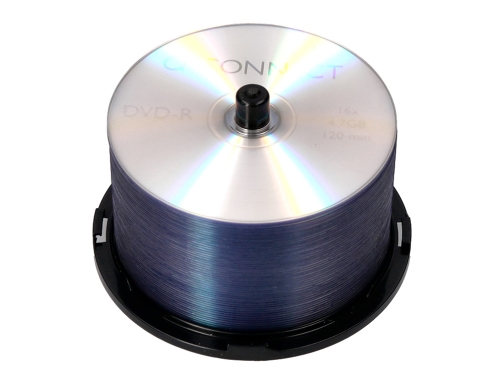 Dvd-r Q-connect capacidad 4,7gb duracion 120min velocidad 16x bote de 50 unidades KF15419, imagen 4 mini