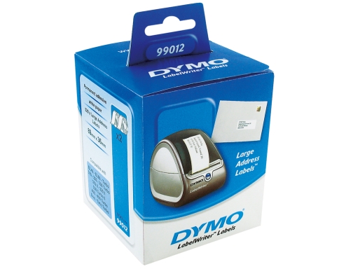 Etiqueta adhesiva Dymo 99012 -tamao 89x36 mm para impresora 400 260 etiquetas S0722400, imagen 2 mini