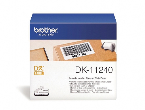 Etiqueta Brother DK11240 para impresoras de etiquetas ql-multiproposito- 102x51mm 600 etiquetas-, imagen 2 mini