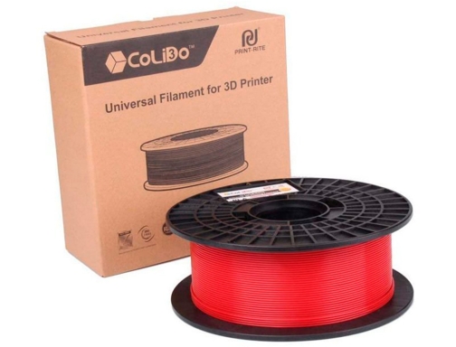 Filamento 3d colido abs gold 1,75 mm 1 kg rojo COL3D-LFD001R, imagen 4 mini