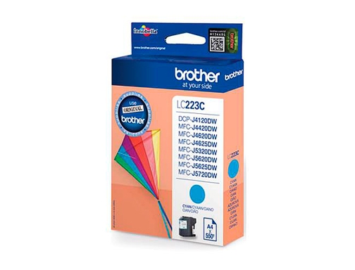 Ink-jet Brother lc-223cbp cian DCP4120dw MFCj4420dw MFCj4620dw MFCj5320dw 550 pag LC223CBP, imagen 2 mini