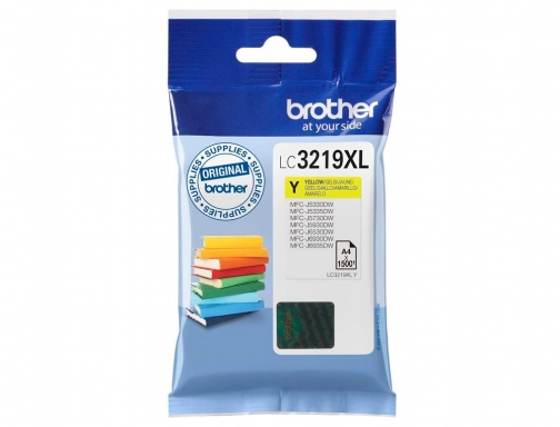 Ink-jet Brother lc-3219XLy MFC-j6530dw MFC-j6930dw amarillo 1.500 pag LC3219XLY, imagen 2 mini