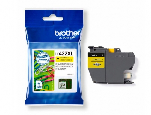 Ink-jet Brother lc-422XLy yellow MFC-j5340dw MFC-j5740dw MFC-j6540dw MFC-j6940dw 1500 paginas LC422XLY, imagen 4 mini