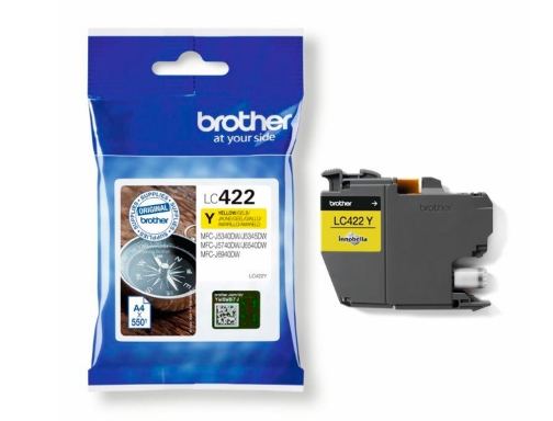 Ink-jet Brother lc-422y yellow MFC-j5340dw MFC-j5740dw MFC-j6540dw MFC-j6940dw 550 paginas LC422Y, imagen 4 mini