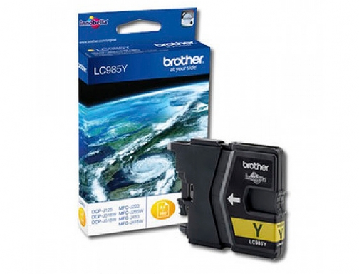 Ink-jet Brother lc-985y amarillo DCP-j125 DCP-j315w MFC-j265w MFC-j410 MFC-j415w LC985YBP, imagen 2 mini