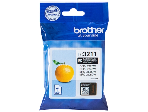 Ink-jet Brother LC3211BK DCP-j572 DCP-j772 DCP-j774 MFC-j890 MFC-j895 negro 200 pag, imagen 2 mini