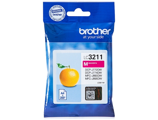 Ink-jet Brother LC3211M DCP-j572 DCP-j772 DCP-j774 MFC-j890 MFC-j895 magenta 200 pag, imagen 2 mini