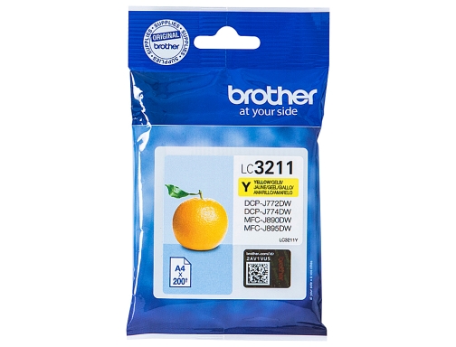 Ink-jet Brother LC3211Y DCP-j572 DCP-j772 DCP-j774 MFC-j890 MFC-j895 amarillo 200 pag, imagen 2 mini