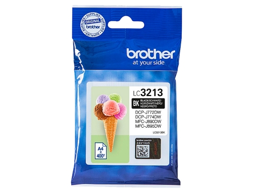 Ink-jet Brother lc3213 DCP-j572 DCP-j772 DCP-j774 MFC-j890 MFC-j895 negro 400 pag LC3213BK, imagen 2 mini