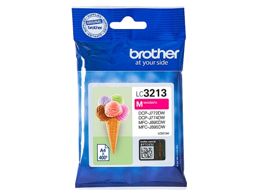 Ink-jet Brother lc3213 DCP-j572 DCP-j772 DCP-j774 MFC-j890 MFC-j895 magenta 400 pag LC3213M, imagen 2 mini