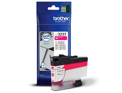 Ink-jet Brother lc3237 hl-j6000dw hl-j6100dw MFC-j5945dw MFC-j6945dw MFC-j6947dw 1500 pag magenta LC3237M, imagen 2 mini