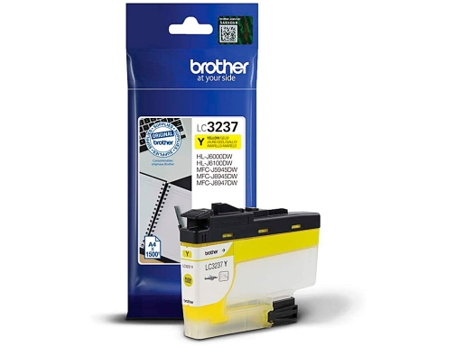 Ink-jet Brother lc3237 hl-j6000dw hl-j6100dw MFC-j5945dw MFC-j6945dw MFC-j6947dw 1500 pag amarillo LC3237Y, imagen 2 mini