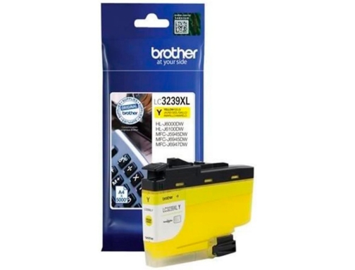 Ink-jet Brother lc3239y hl-j6000 MFC-j5945 MFC-j6945 MFC-j6947 amarillo 5000 paginas LC3239XLY, imagen 4 mini