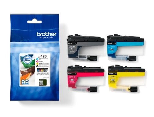 Ink-jet Brother LC426VAL MFCj4340dw 4540dw 4540dwXL pack 4 colores 3000 paginas negro, imagen 3 mini