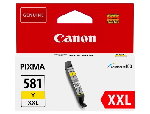 Ink-jet Canon 581 xXL ts9550 ts705 amarillo 830 paginas 1997C001, imagen 2 mini