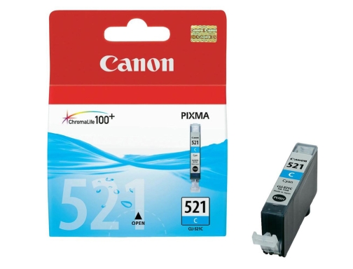 Ink-jet Canon cli-521c cian pixma mp620 630 980 ip3600 4600 2934B001, imagen 2 mini