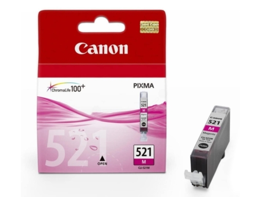 Ink-jet Canon cli-521m magenta pixma mp620 630 980 ip3600 4600 2935B001, imagen 2 mini