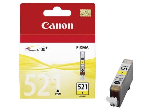 Ink-jet Canon cli-521y amarillo pixma mp620 630 980 ip3600 4600 2936B001, imagen 2 mini