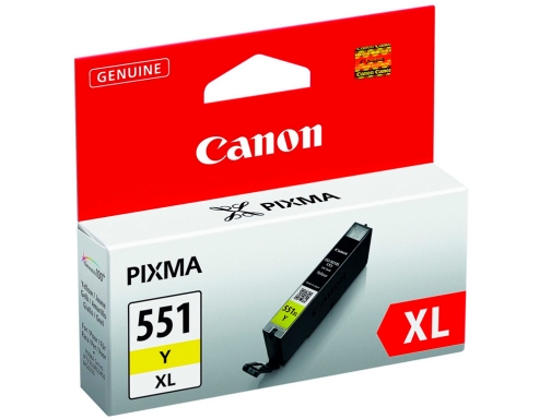 Ink-jet Canon cli-551XL ip7250 mg5450 mg6350 amarillo 6446B001, imagen 2 mini